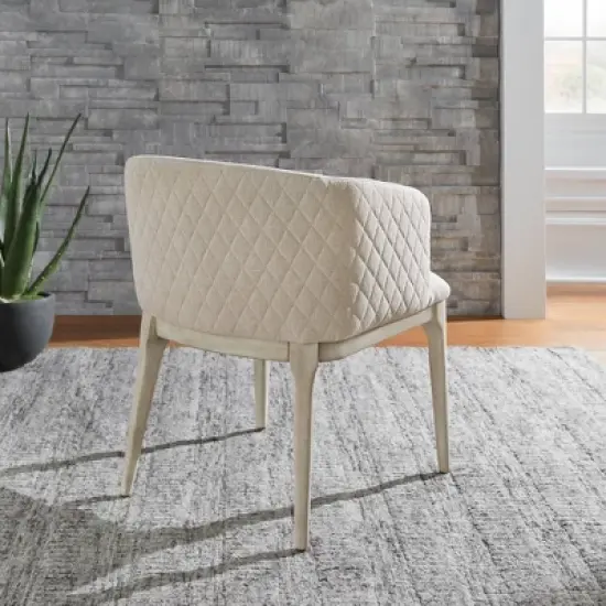Audrey Heathered Dining Chair Beige - Inspire Q image {1}