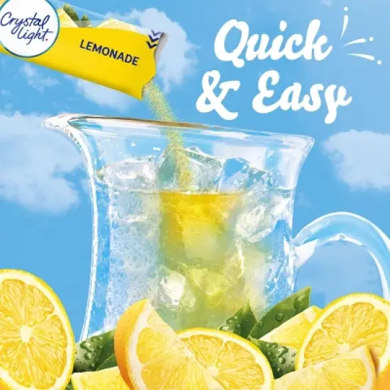 Crystal Light Natural Lemonade Drink Mix - 6pk/0.53oz image {2}