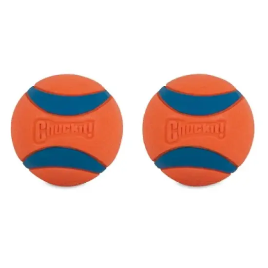 Chuckit! Ultra Ball 2pk - Orange/Blue - M image {1}
