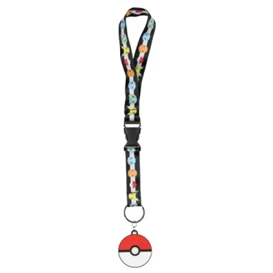 Pokemon Wrist Strap Lanyard for Keys Keychain Wallet OSFM with Charm image {4}