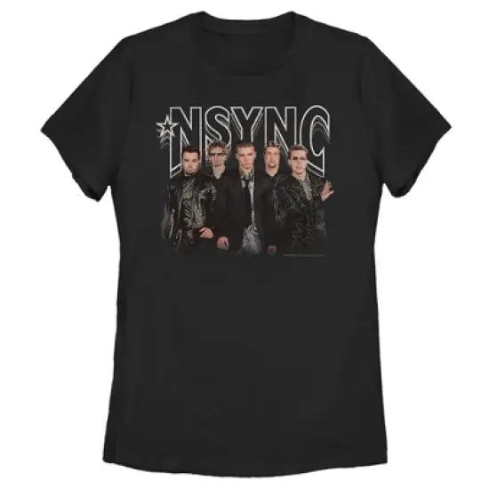 Women's NSYNC Rocker Band Pose T-Shirt image {3}