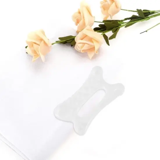 Unique Bargains Comfortable Universal Scraper Manual Massager Tools 4.53"x2.95" White 1 Pc image {5}