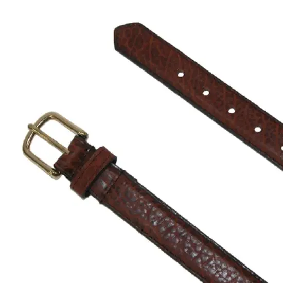 Boston Leather Men's Bison Leather Belt image {1}