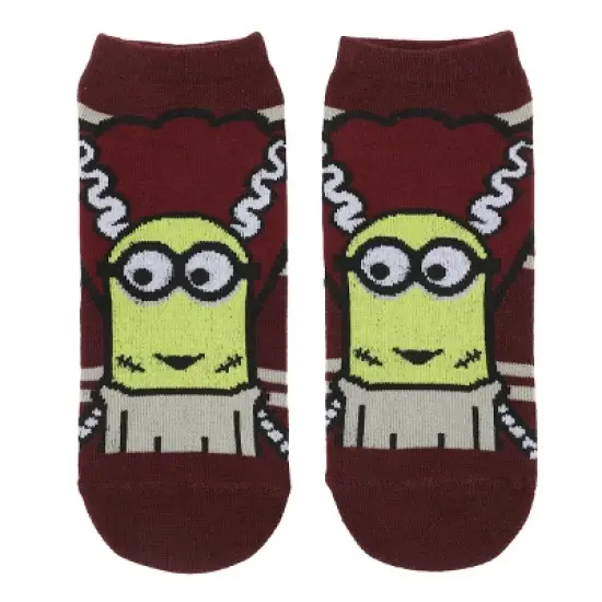 Despicable Me Minions Classic Monsters Costumes Women's 5-Pair Ankle Socks image {3}