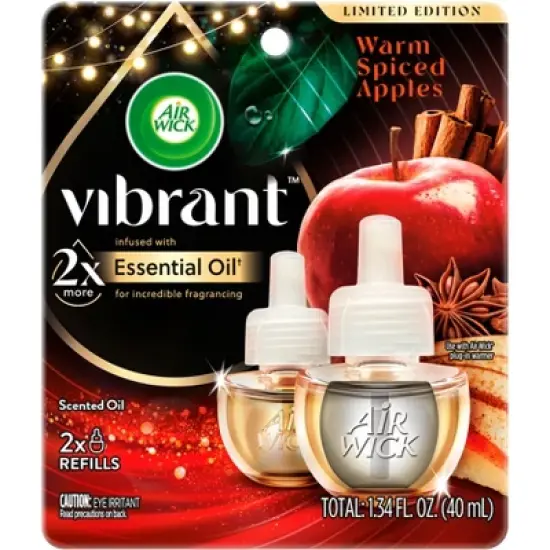 Air Wick Scented Oil Air Freshener Spiced Apples - 1.34 fl oz image {8}