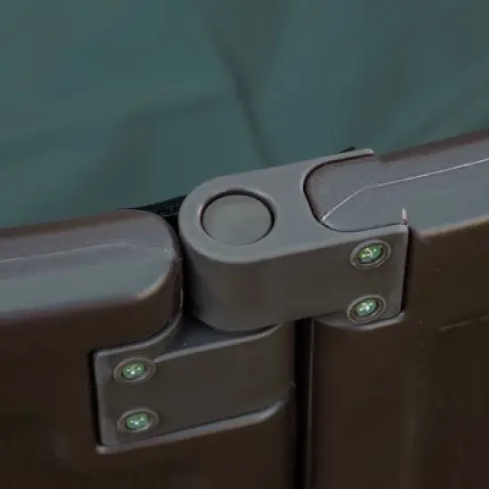 Outsunny Kids Outdoor Round Sandbox with Cover Garden Bed, Easy Assembly Children's Backyard Play Station for 3-12 years old, Brown image {5}