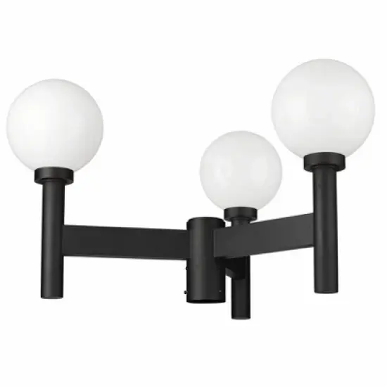 Z-Lite Laurent 3 - Light Post Light in  Black image {1}