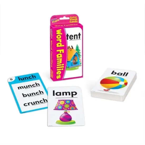 TREND Word Families Pocket Flash Cards image {2}