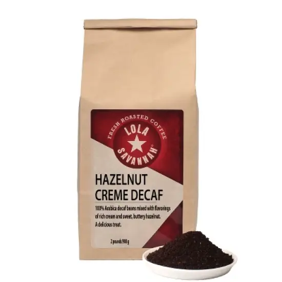 Lola Savannah Hazelnut Cr&egrave;me Ground Decaf Coffee - 32oz image {7}