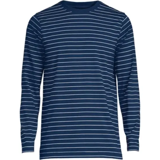 Lands' End Men's Long Sleeve Supima Tee image {12}