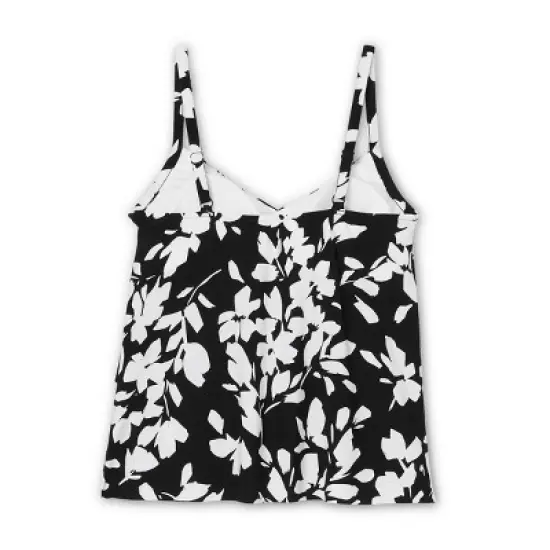 Women's UPF 50 V-Neck Angled Tiered Tankini Top - Aqua Green&reg; image {5}