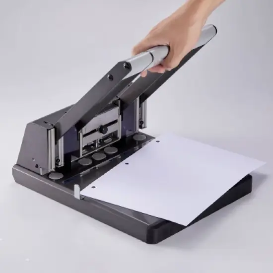 Xtreme Duty Hole Punch Antimicrobial Adjustable 160 Sheet Capacity - Bostitch image {6}