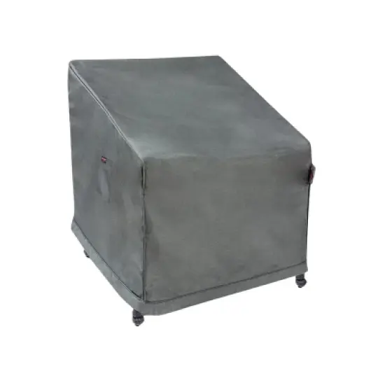 Summerset Shield Titanium 3-Layer Water Resistant Outdoor Club Chair Cover - Dark Grey image {7}