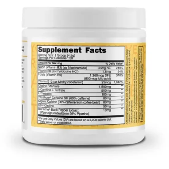 TransformHQ Boost Shot Energy Drink Mix - Peach Mango, 28 Servings image {3}