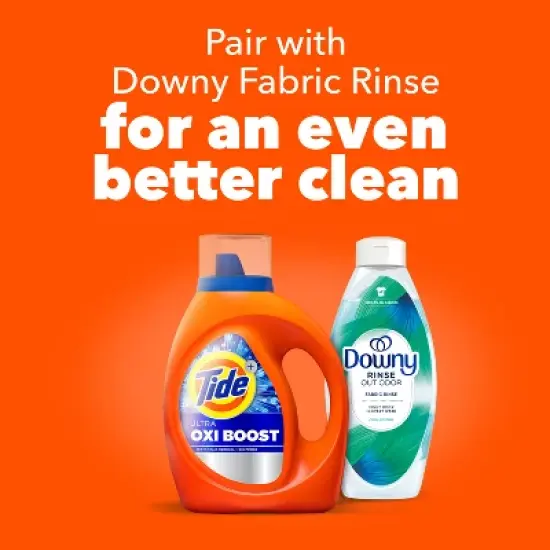 Tide Laundry Detergent Ultra Oxi Boost HE Liquid Laundry Soap and Stain Remover image {9}