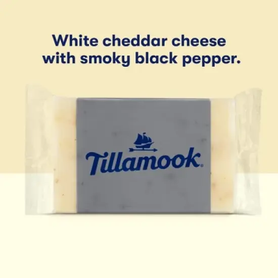 Tillamook Smoked Black Pepper Cheese Snack Portions -7.5oz/10ct image {2}
