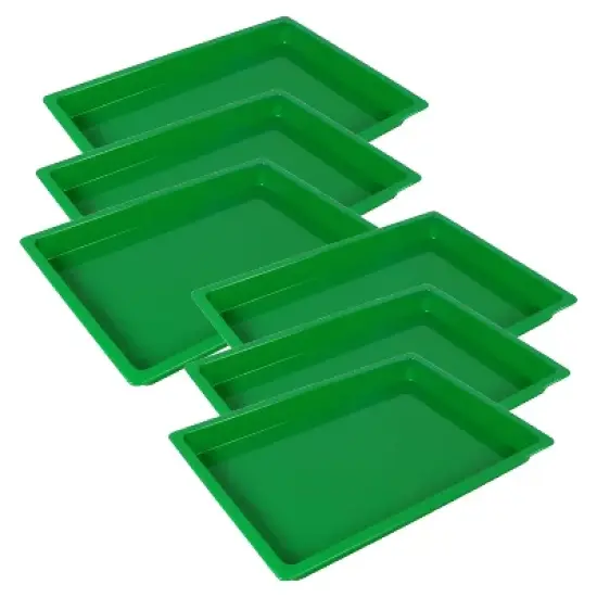 Romanoff Medium Creativitray&reg;, Green, Pack of 6 image {3}
