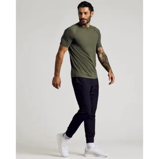 Men's Kelp Active Mesh Crew - True Classic image {4}