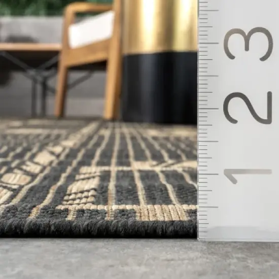 nuLOOM Claudia Striped Indoor/Outdoor Patio Area Rug image {2}