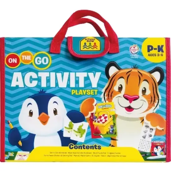 School Zone on the Go Activity Learning Playset - (Paperback) image {5}
