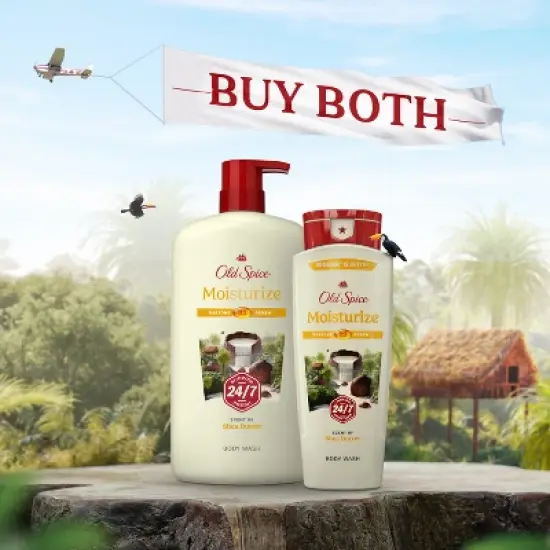 Old Spice Men's Body Wash - Moisturize with Shea Butter image {7}
