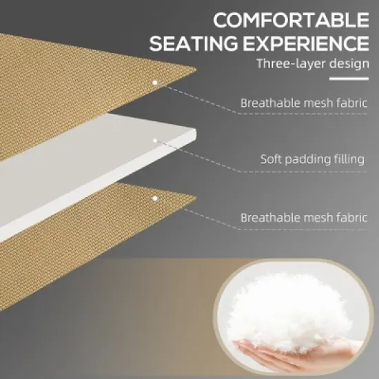 TIRAMISUBEST Folding Chaise Lounge Chair with 5 Adjustable Positions, Face Hole & Side Pocket for Beach/Patio/Yard, Beige image {6}