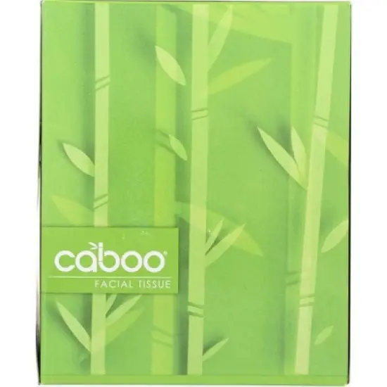 Caboo 3-Ply Facial Tissue 60 Pack - Case of 12/1 ct image {2}
