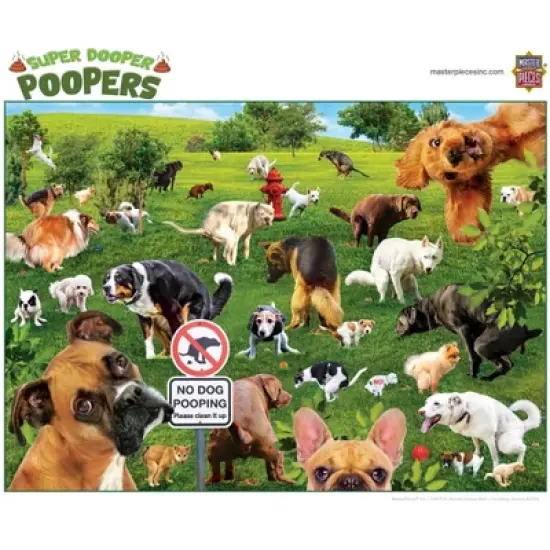 MasterPieces 1000 Piece Jigsaw Puzzle - Super Dooper Pooper - 19.25"x26.75" image {4}