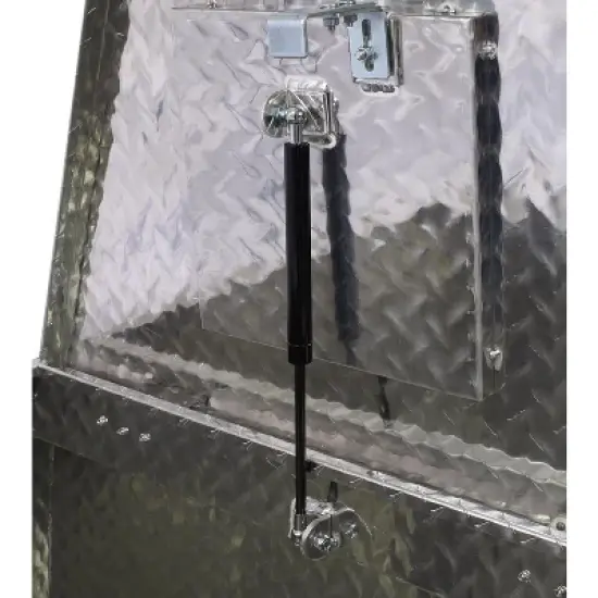 Utility Toolbox with Secure Locking System Lightweight High Strength Large Storage Space Tool Cabinet 29 x 16.5 x 18.5in Silver image {3}