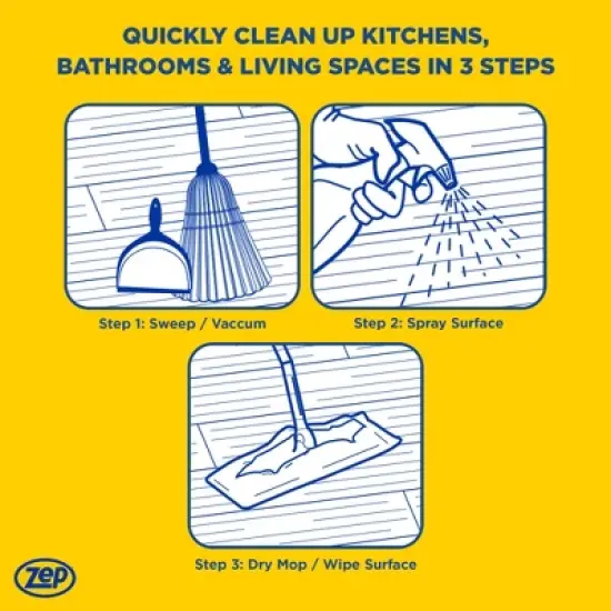 Zep Concentrated Multi-Purpose Pine Cleaner &ndash; Deodorize and Clean in One Step &ndash; 1 Gallon image {5}