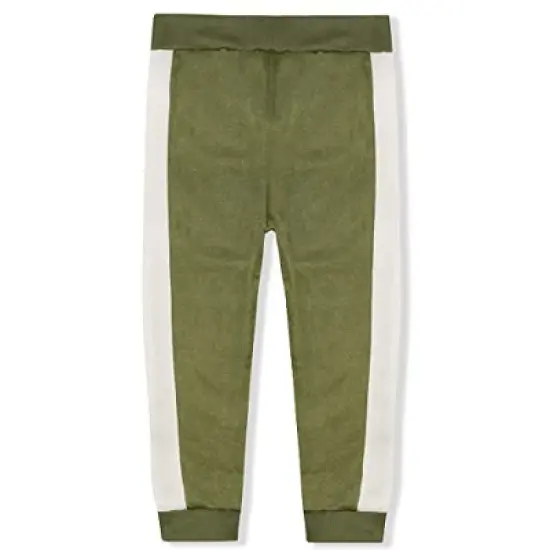 Star Wars Boy's 2-Pack Baby Yoda Curious Child Graphic Pullover Sweatshirt and Taped Jogger Pants Set for Infant image {3}