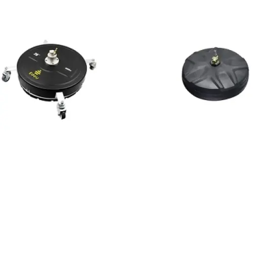 EDOU 20" Pressure Washer Surface Cleaner with Wheels with 2 Extension Wand Attachments - 4,000 PSI - Black image {2}