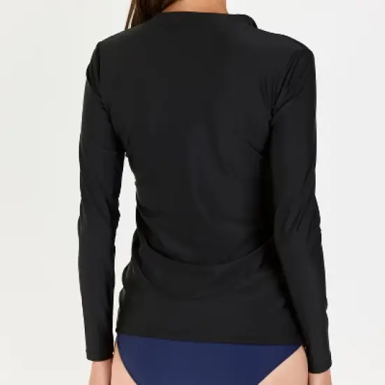 Calypsa Full-Zip Nora Swim Top image {2}