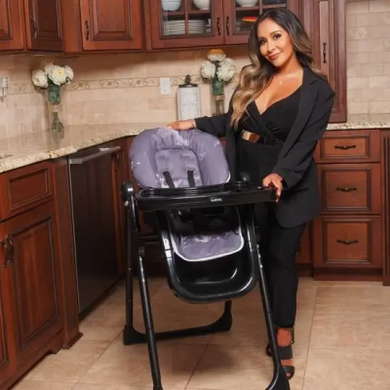 Your Babiie MAWMA by Snooki Tie Dye Fitzrovia High Chair - Black image {8}