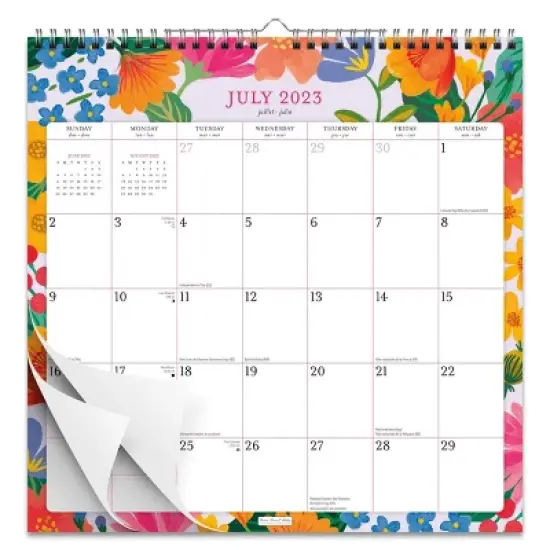 Plato 2023-2024 Wall Calendar 12"x12" Bonnie Marcus image {1}