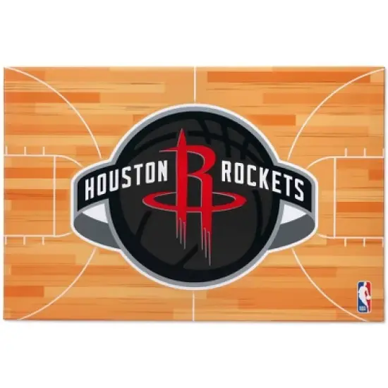 NBA Houston Rockets Court Canvas Wall Sign image {4}