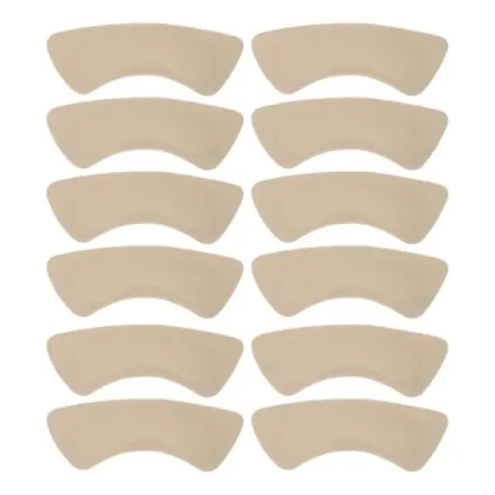 Unique Bargains Fan-shaped Heel Pads 6 Pair image {6}