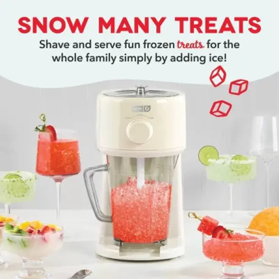 Dash Deluxe Shaved Ice and Slushy Maker - Cream image {2}