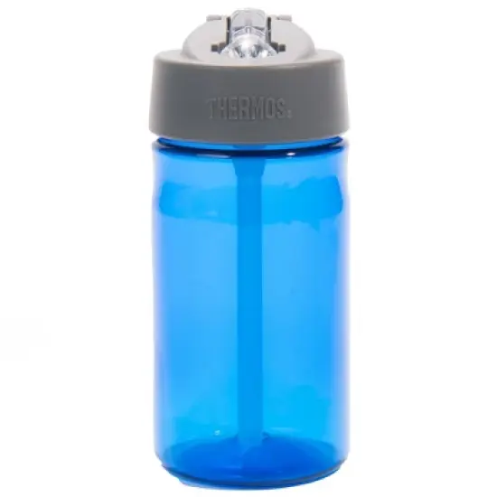 Thermos 12 oz. Tritan Flip-Straw Bottle - Blue Smoke image {2}