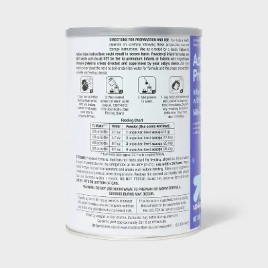 Advantage Premium Powder Infant Formula - 36oz - up&up&trade; image {4}