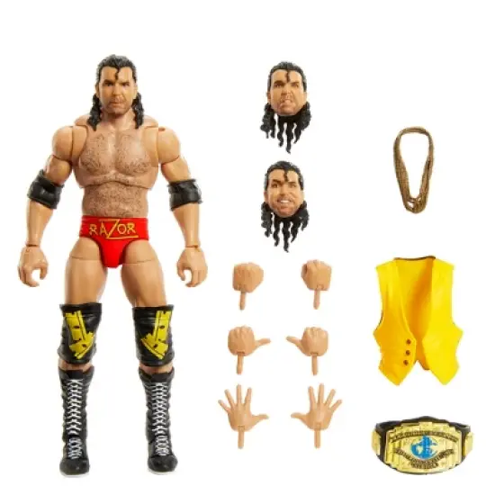 WWE Ultimate Edition 16 Yellow Razor Ramon Action Figure image {2}