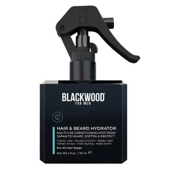 Blackwood for Men Hair & Beard Hydrator - 4 fl oz image {7}