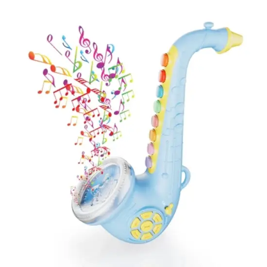 Contixo KT1 Saxophone Toy, Blue Digital Saxaboom Gift for Toddlers Kids image {12}