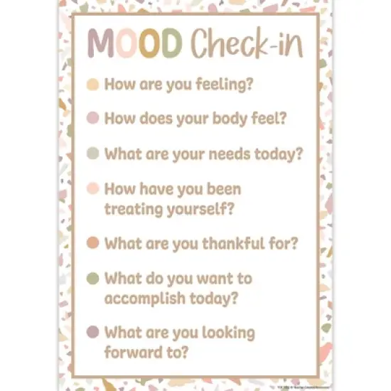 Teacher Created Resources&reg; Terrazzo Tones Positive Practices Small Poster Pack, Pack of 12 image {9}