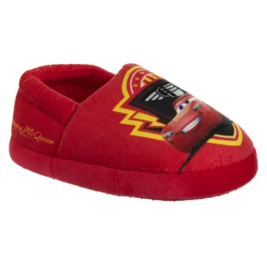 Disney Pixar Lightning McQueen Cars Dual Sizes Boys Slippers. (Toddler/Little Kids) image {7}