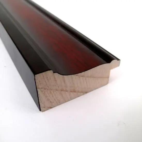 Amanti Art Rubino Cherry Scoop Wood Framed Corkboard, Natural Cork image {2}