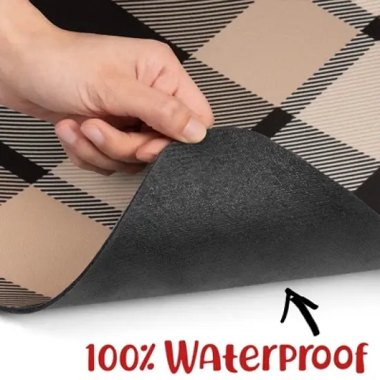 DogBuddy Dog Food Mat, Waterproof Dog Mat for Food and Water, Ultra Absorbent Pet Bowl Mat image {3}