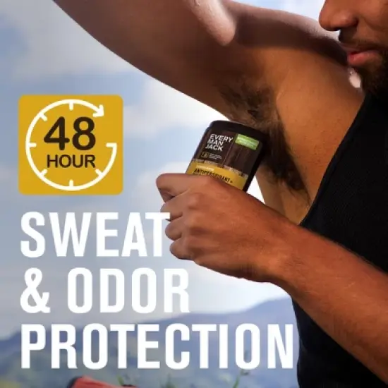 Every Man Jack Men's Solid Antiperspirant & Deodorant Sandalwood - 2.6oz image {5}