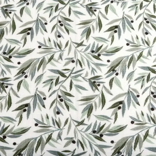 Babyletto Olive Branches Muslin Swaddle Blanket image {3}