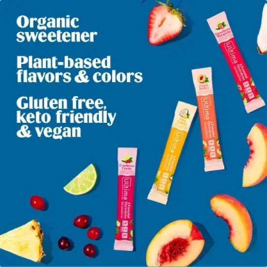 Ultima Replenisher Daily Hydration Electrolyte Stick Packs - Mocktini Variety Pack - 2oz/16ct image {6}